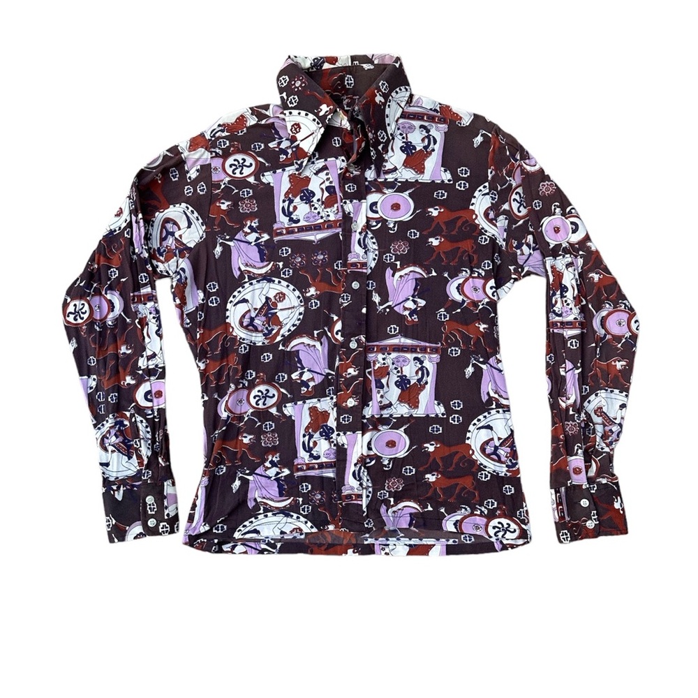 Vintage 70’s Printed Collared Shirt